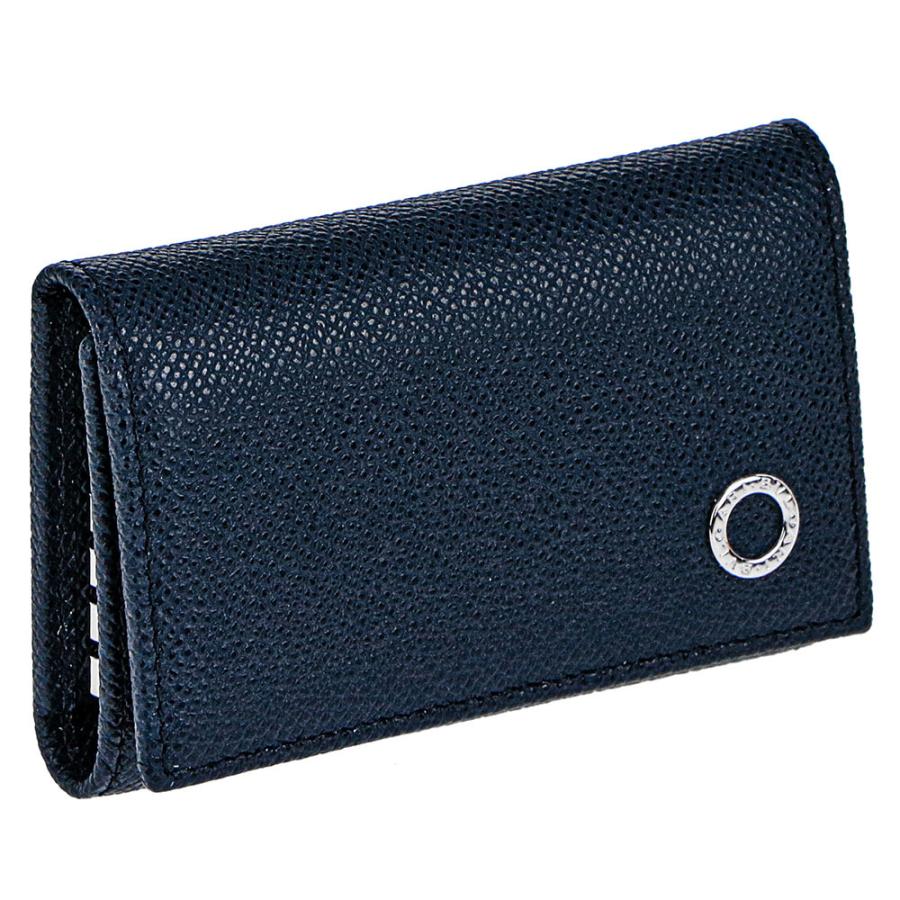 BVLGARI（ブルガリ） 39318 GRAIN/DENIM SAPPHIRE キーケース メンズ