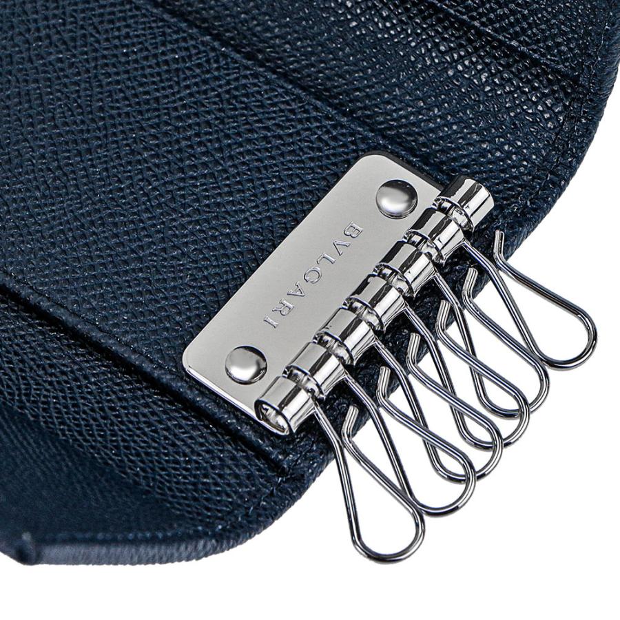 BVLGARI（ブルガリ） 39318 GRAIN/DENIM SAPPHIRE キーケース メンズ