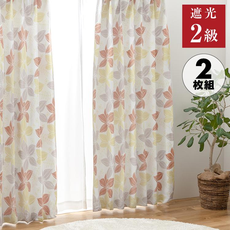 0.75*2.0A 家具・インテリア 形状記憶加工の フラワーパターン