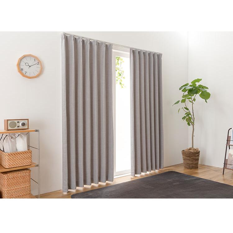 遮光・遮熱ベージュカーテン 100x185cm【1セット4枚組×2の計8枚】 遮光・遮熱ベージュカーテン 100x185cm【1セット4枚組×2の計8枚