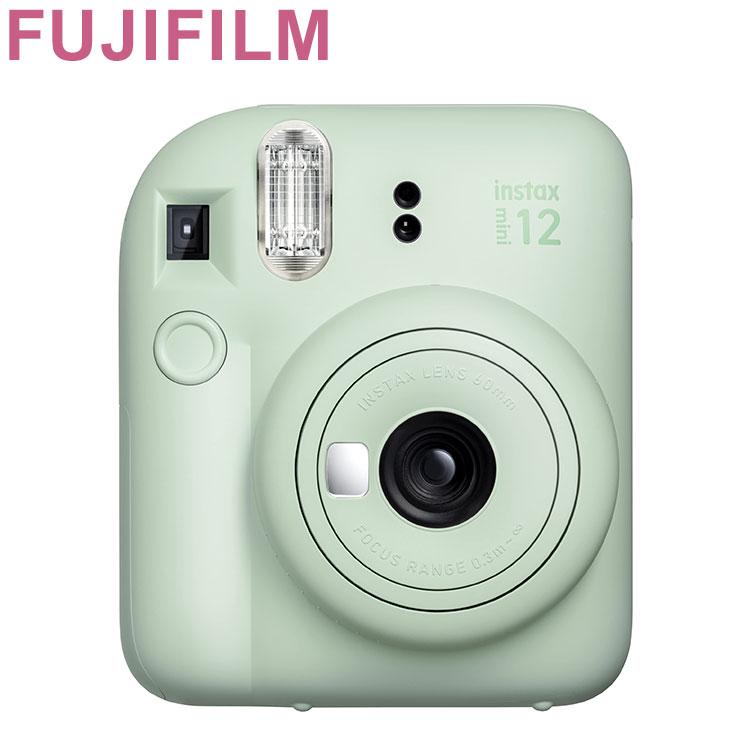 instax mini 12 富士フイルムチェキ ミントグリーン FUJIFILM