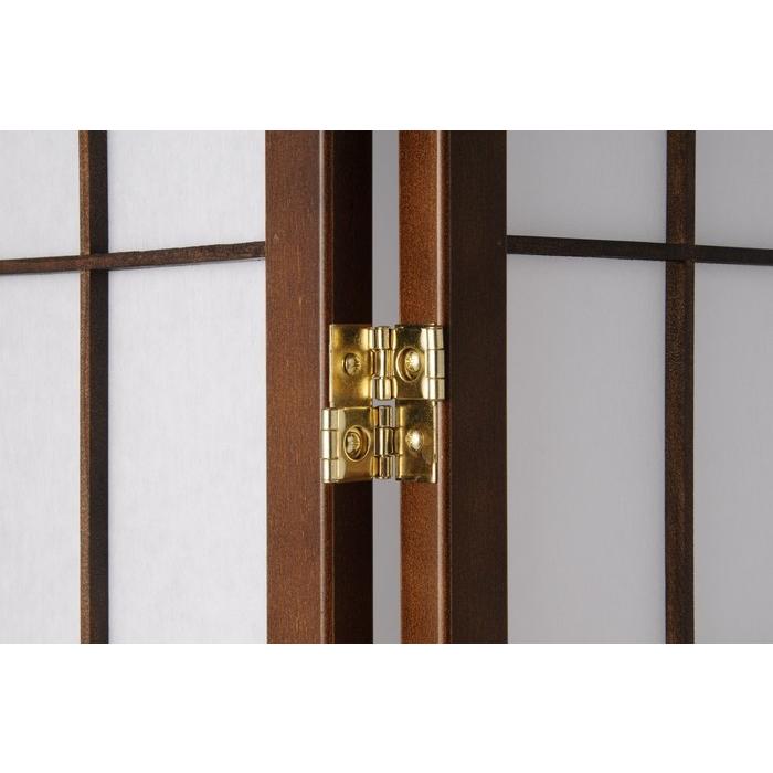 衝立 3連 完成品 高さ120 スクリーン 障子 屏風 ついたて 和風 茶色