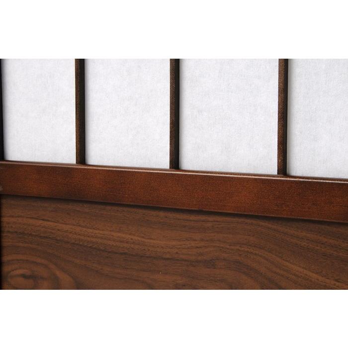 衝立 3連 完成品 高さ120 スクリーン 障子 屏風 ついたて 和風 茶色