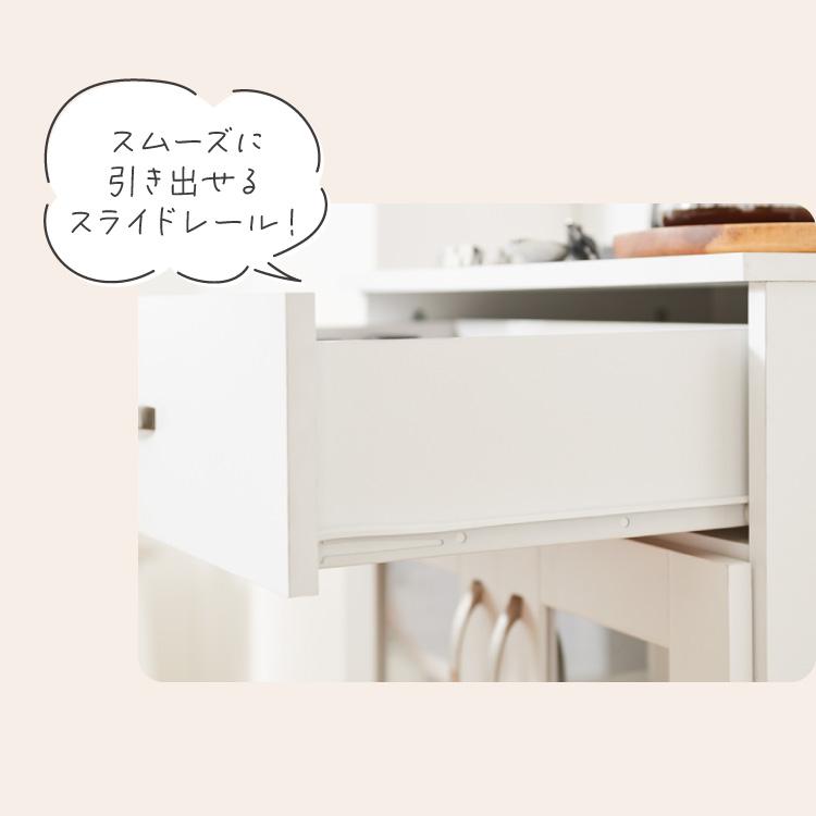 食器棚 ミニ ロータイプ 一人暮らし コンパクト 小さい 木製 約 幅60cm
