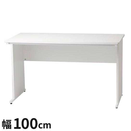 法人様限定販売 デスク パソコンデスク 幅100cm オフィスデスク 白