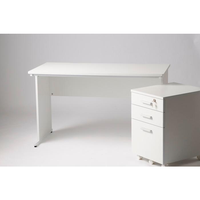 法人様限定販売 デスク パソコンデスク 幅100cm オフィスデスク 白