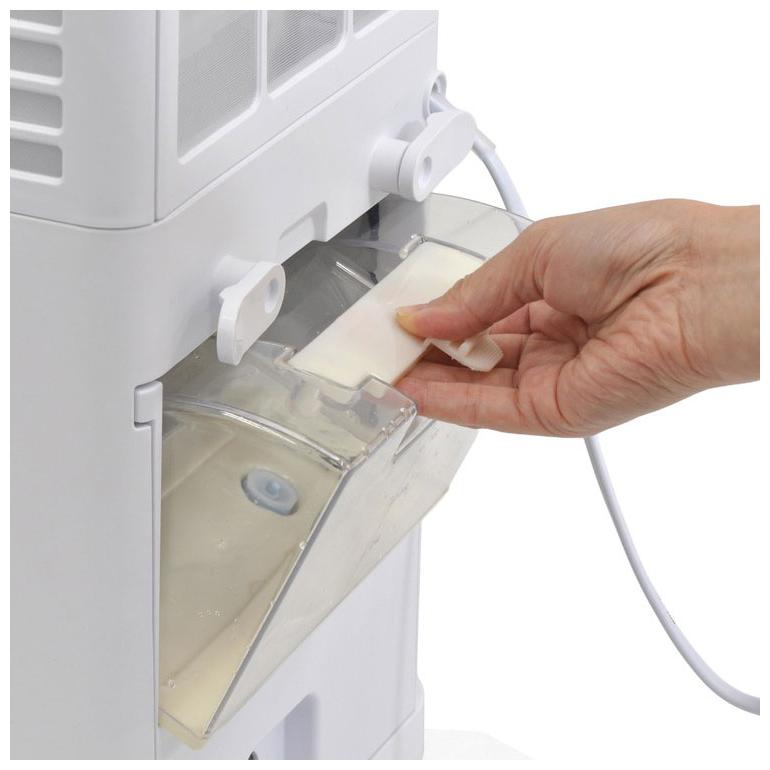 美品　ミスト冷風扇　1回使用のみ ミスト冷風扇 ミストと送風 タイマー付き 薄型 冷風扇 リモコン付き