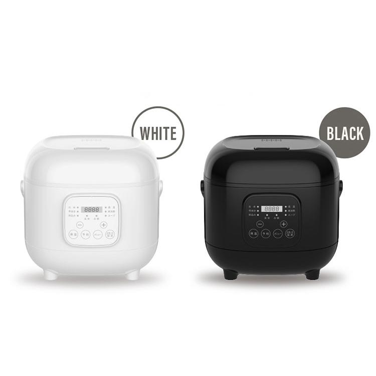 3合炊飯器 メニュー8種類 12時間予約 デジタル表示 簡単操作 シンプル