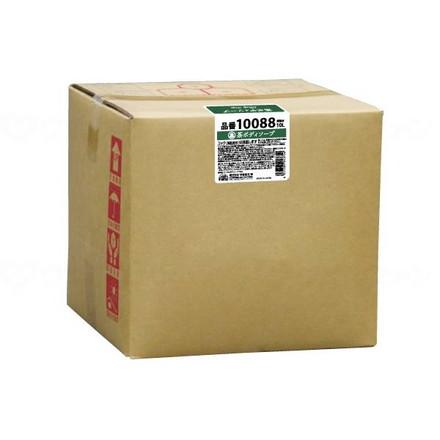 フタバ化学 茶ボディソープ バックインボックス 業務用 10L 10088 代引不可（Yahoo!・リコメン堂）