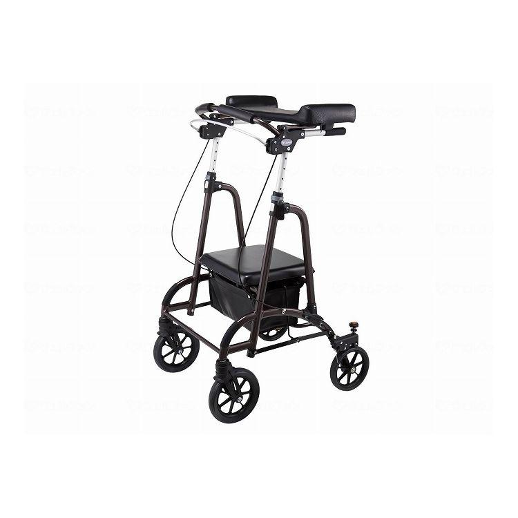 ウェルパートナーズ 歩行車 friendII フレンドII /ブラウン/- ブラウン