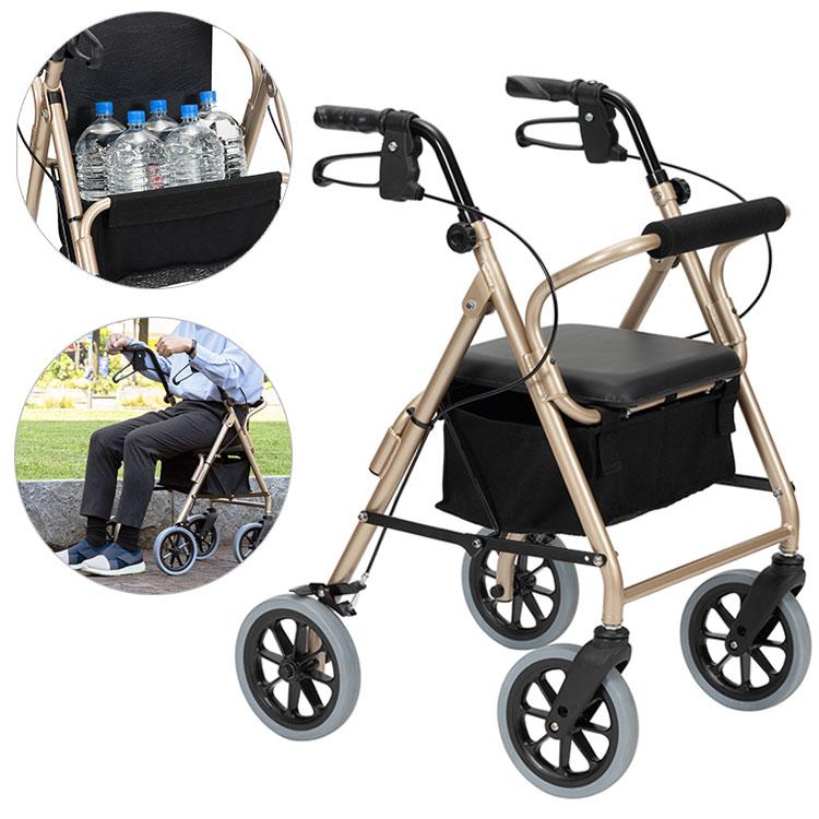 竹虎 歩行車ハッピー3/カシミヤベージュメタリック/- カシミヤベージュ