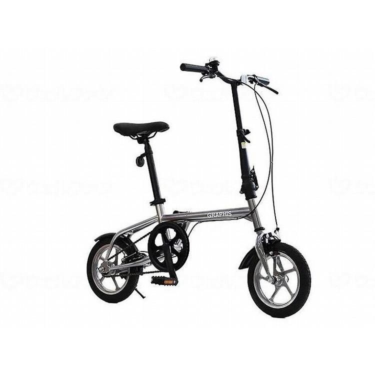 1台 GRAPHIS ノーパンクタイヤ折り畳み災害対策 自転車/シルバー/- シルバー GR121 572601_830_-(代引不可)【送料無料】 1台 GRAPHIS ノーパンクタイヤ折り畳み災害対策 自転車/シルバー