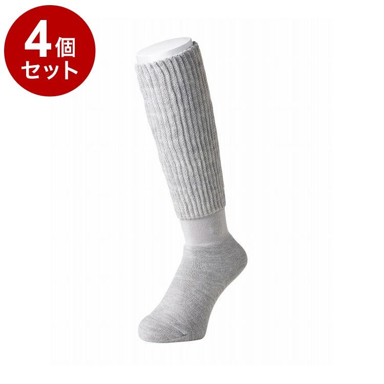 単品4個セット 岡本 靴下サプリ まるでこたつソックス レディース