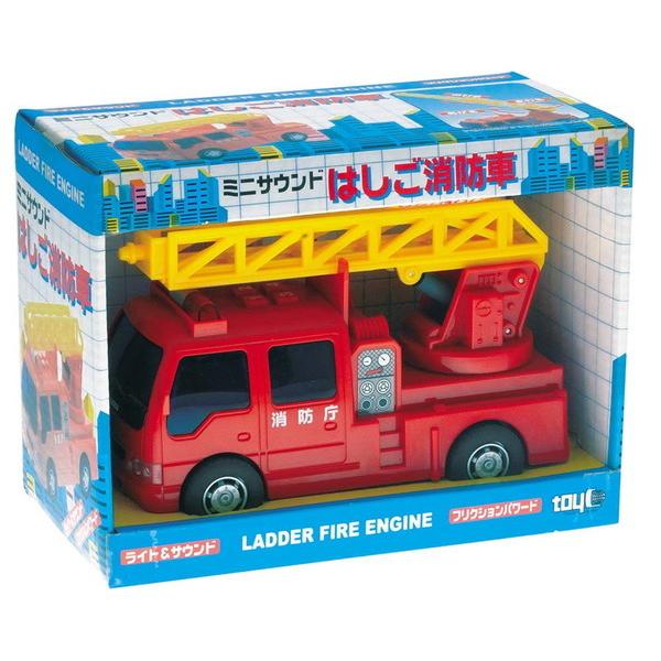 ミニサウンド はしご消防車 トイコー 玩具 おもちゃ : リコメン堂