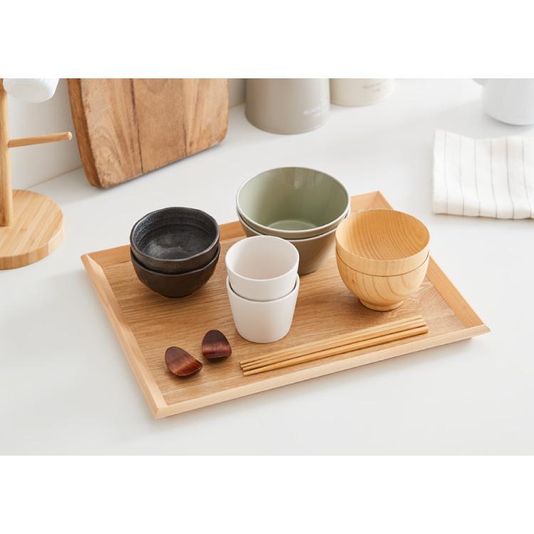 カフェトレー 40cm おしゃれ 木製 北欧 ナチュラル お盆 長角盆 尺3