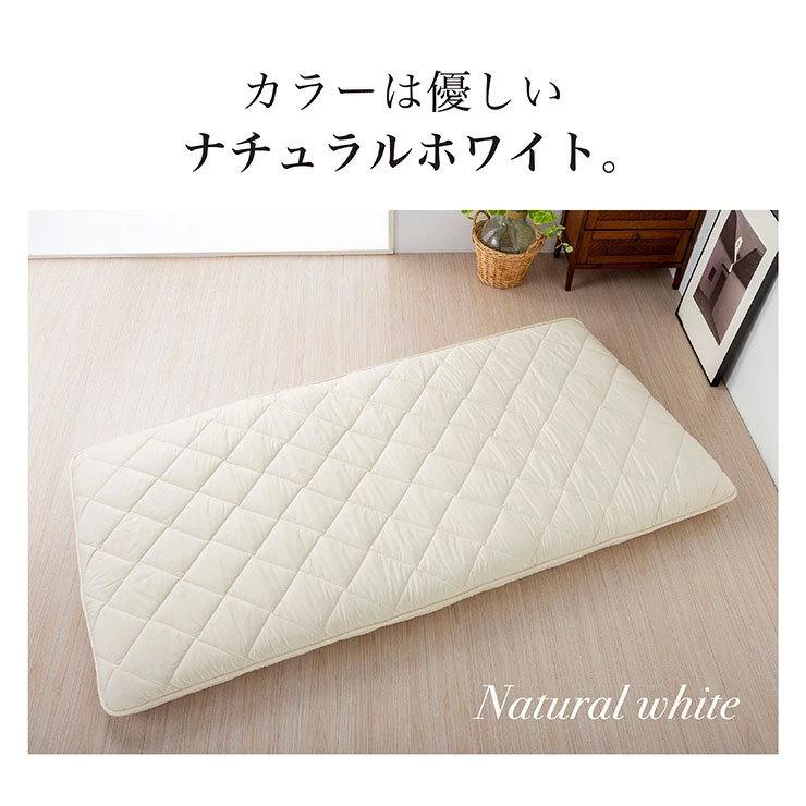 日本製 五層 敷き布団 防臭 帝人マイティトップ使用 防菌 シングル 厚