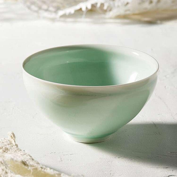 波佐見焼 日展作家山口正右ヱ門作 抹茶碗 009-306M 代引不可