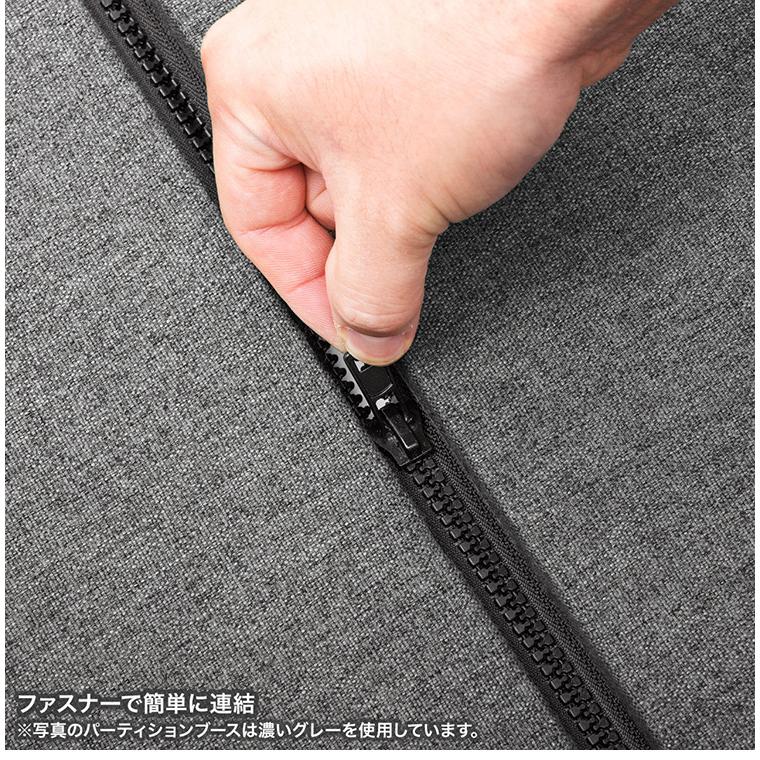 サンワサプライ パーティションブース H1600 パーティション ブース ノックダウン組立式 組立式 SPT-PB002BG メーカー直送 代引不可_8