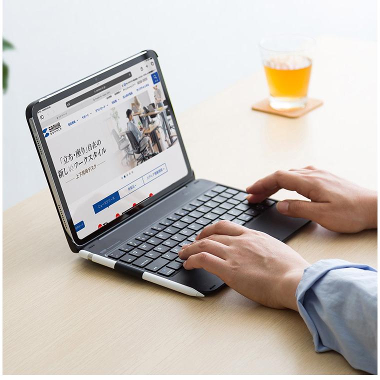 サンワサプライ 10.9インチiPad専用ケース付きキーボード タッチ サンワサプライ 10.9インチiPad専用ケース付きキーボード タッチ