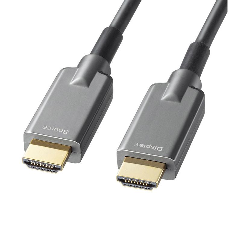 サンワサプライ ドラム付き光ファイバHDMIケーブル 8K対応 30m HDMIケーブル DVD ハードディスク パソコン テレビ プロジェクター 敷設 収納 代引不可_2