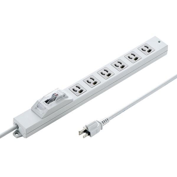 サンワサプライ 安全ブレーカータップ TAP-BR36A-3 代引不可