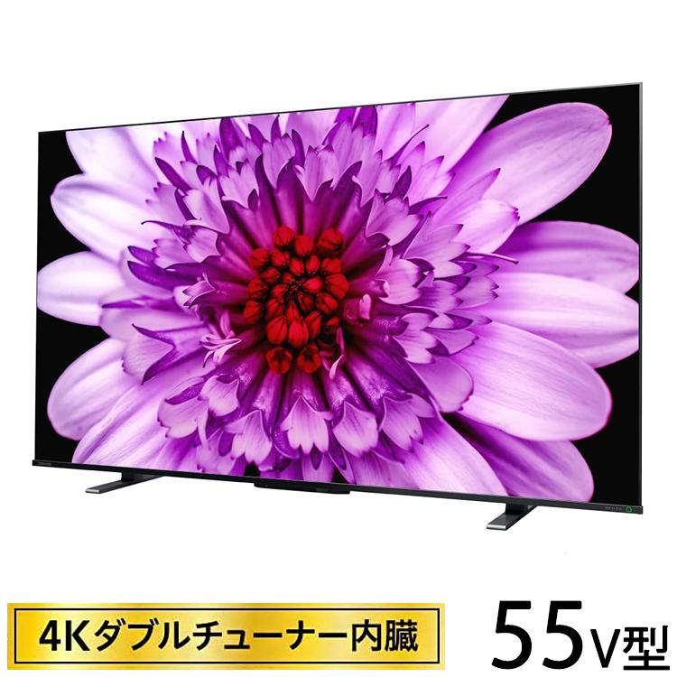 4K液晶テレビ REGZA レグザ 55V型 TOSHIBA 東芝 TV 4Kダブルチューナー内蔵 Android 55M550K｜recommendo