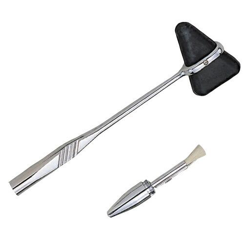 松吉医科器械 打診器 新米式 ヘッド:黒ゴム サイズ ヘッド径×ヘッド長さ×全長 :40×55×224mm