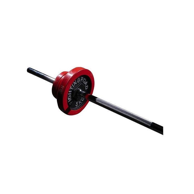公式販売店 ファイティングロード バーベルセット 30kg ラバータイプ 
