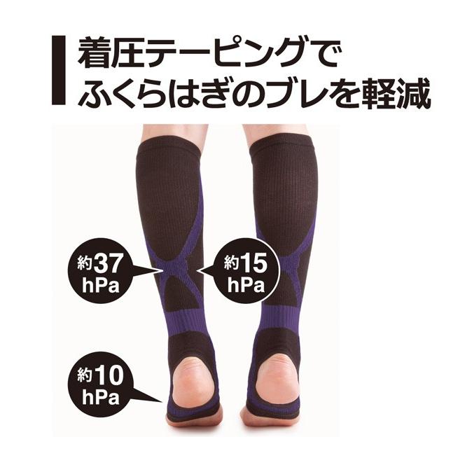 お医者さんのふくらはぎテーピングサポーター 3点歩行 クッション編み