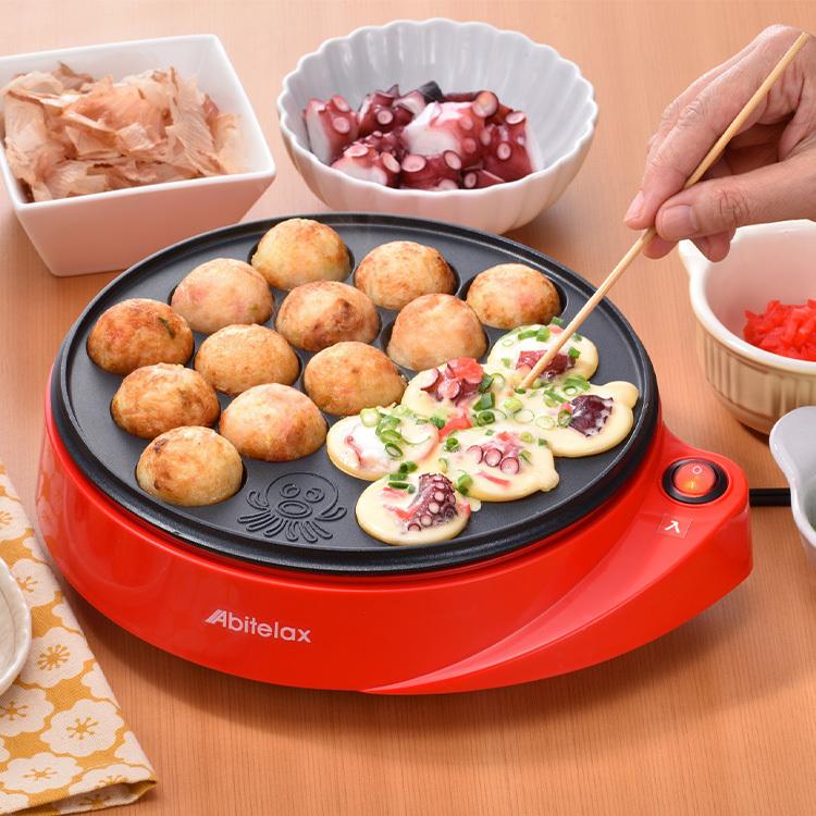 アビテラックス 固定式 電気たこ焼き器 Adt 181 タコ焼き たこ焼き たこ焼きメーカー 18個 タコパ リコメン堂 通販 Paypayモール