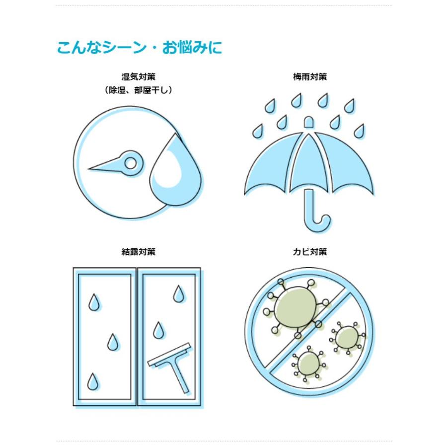 DAIKIN ダイキン カライエ 除湿乾燥機 JKT10VS-W リモコン 除湿機 コンパクト 小型 除湿器 除湿 繰り返し 取り付け工事不可｜recommendo｜09