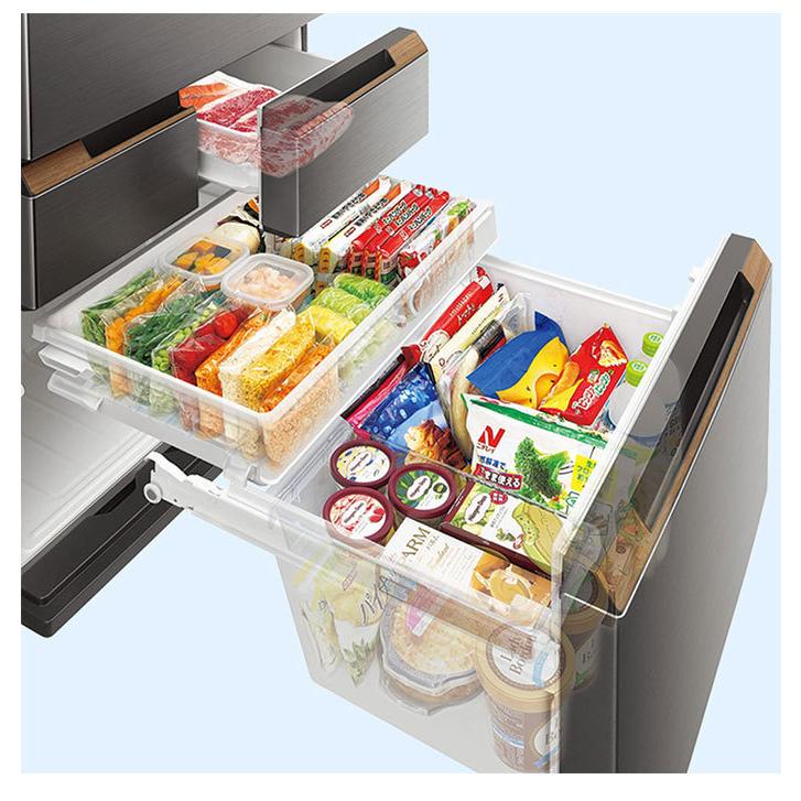 シャープ SJ-MW46H-S プラズマクラスター冷蔵庫 457L 5ドア 左右開き