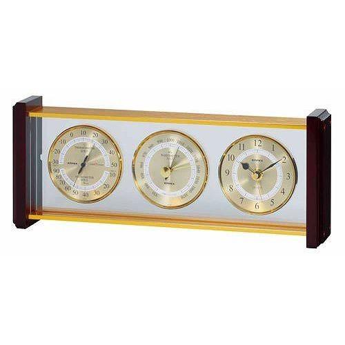 EMPEX エンペックス スーパーEX 気象計・時計 EX -743 ゴールド