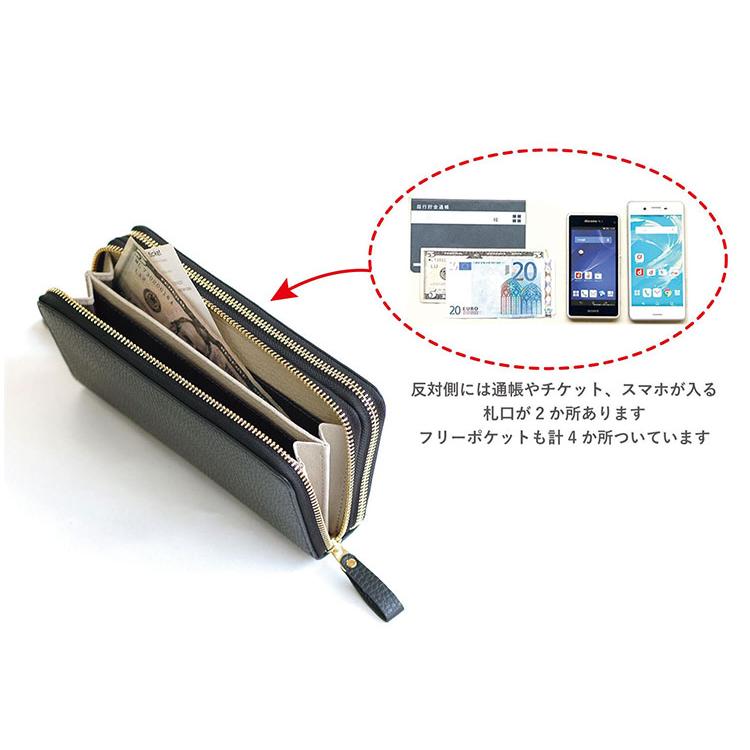 Plog プログ Wファスナー ジャバラカード 長財布 ラモーダヨシダ 牛革