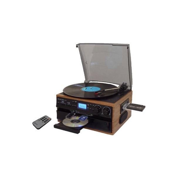 人気満点 DEARLIFE レコード CD ラジオカセット搭載多機能プレーヤー