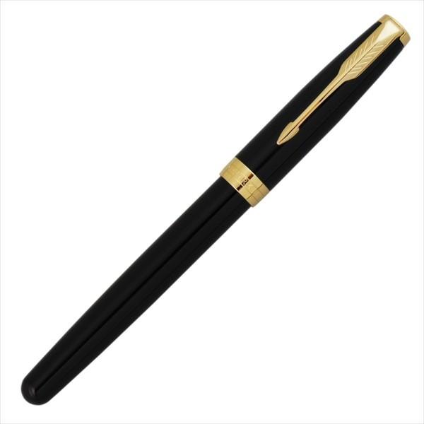 PARKER パーカー ソネット ラックブラックGT 万年筆 ペン先 F 細字 筆記具 1950550｜recommendo｜02