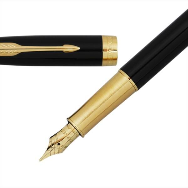 PARKER パーカー ソネット ラックブラックGT 万年筆 ペン先 F 細字 筆記具 1950550｜recommendo｜03