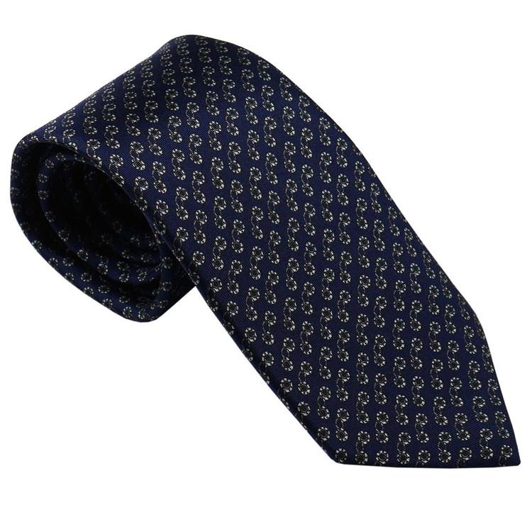 ダンヒル ネクタイ dunhill メンズ ネイビー シルク イタリア製 男性