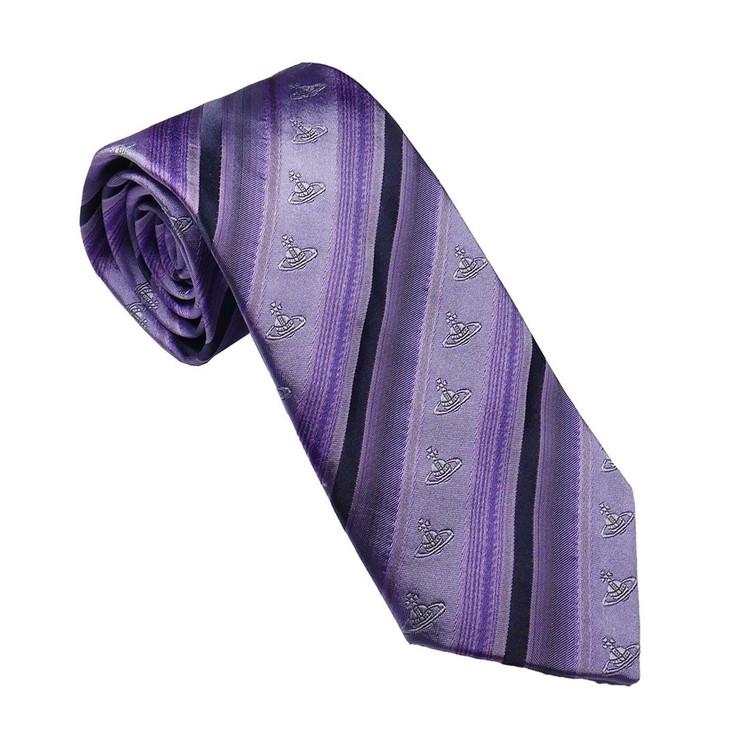 Vivienne Westwood ヴィヴィアンウエストウッド ネクタイ ライラック メンズ ブランド シルク イタリア製 ビジネス プレゼント ギフト 結婚式 卒業式 入学式 入社式 成人式 バレンタイン 誕生日【送料無料】 Vivienne Westwood ヴィヴィアンウエストウッド ネクタイ ライラック