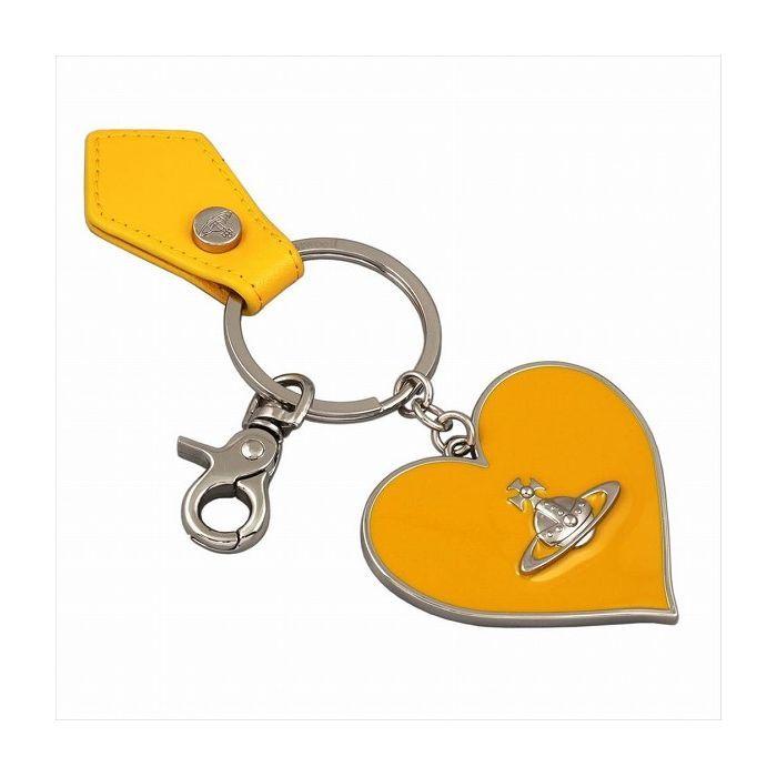 VIVIENNE WESTWOOD ヴィヴィアンウエストウッド キーリング MIRROR HEART GADGET 82030008 E401 YELLOW｜recommendo