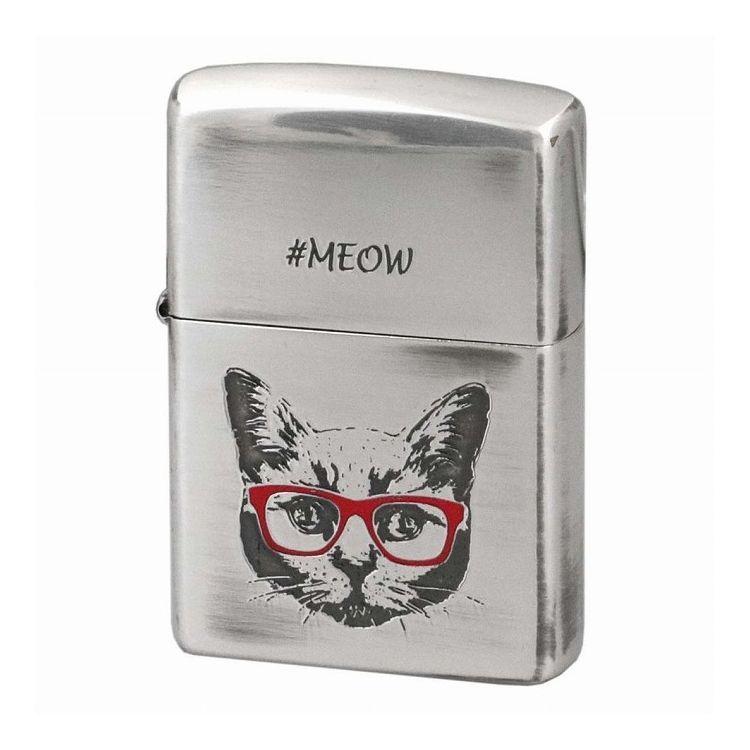 い出のひと時に とびきりのおしゃれを Meow Of A Cat Zippo ジッポ オイルライター おしゃれ プレゼント 贈り物 ギフト お祝い Riosmauricio Com