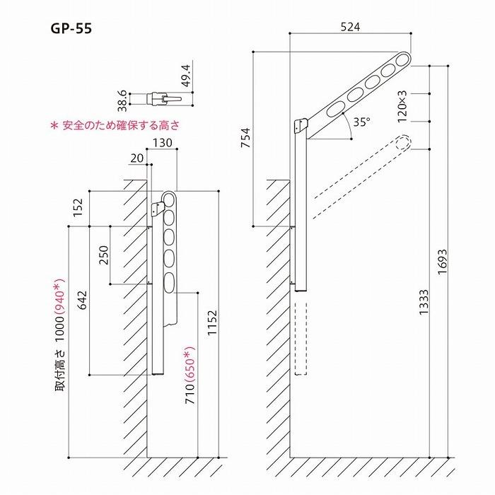川口技研 ホスクリーン GP-55-ST ステンカラー 1組 2本 入 0004 川口技研 ホスクリーン GP-55-ST ステンカラー 1組 2本 入 0004