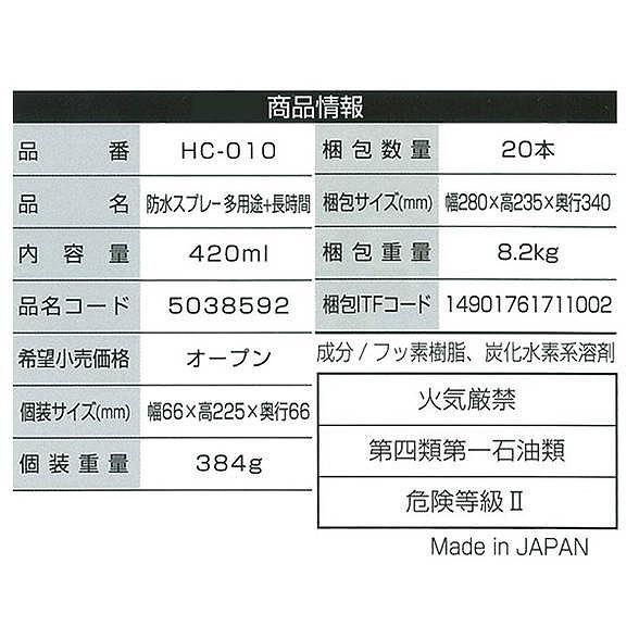 セメダイン 防水スプレー 多用途+長時間 420ml 0340-00606｜recommendo｜02