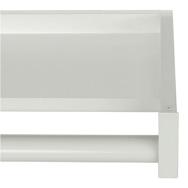 森田アルミ工業 室内用 多目的シェルフ Wally W540 ミルクホワイト 0744-00024