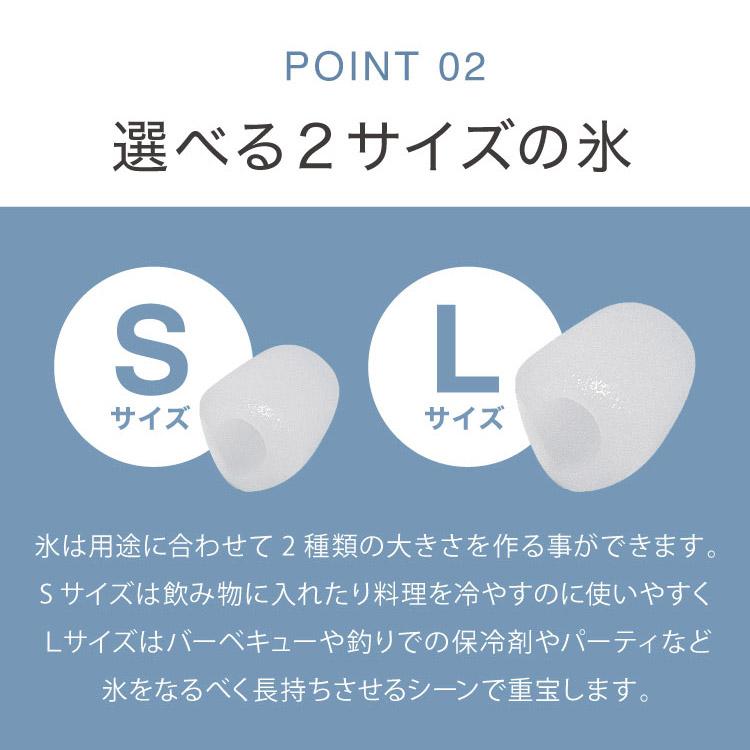 simplus シンプラス 製氷機 SP-CED03 コンパクトタイプ 最短6分 家庭用 高速 レジャー アウトドア レビュー記入＆メール報告で氷クリーンプレゼント｜recommendo｜11