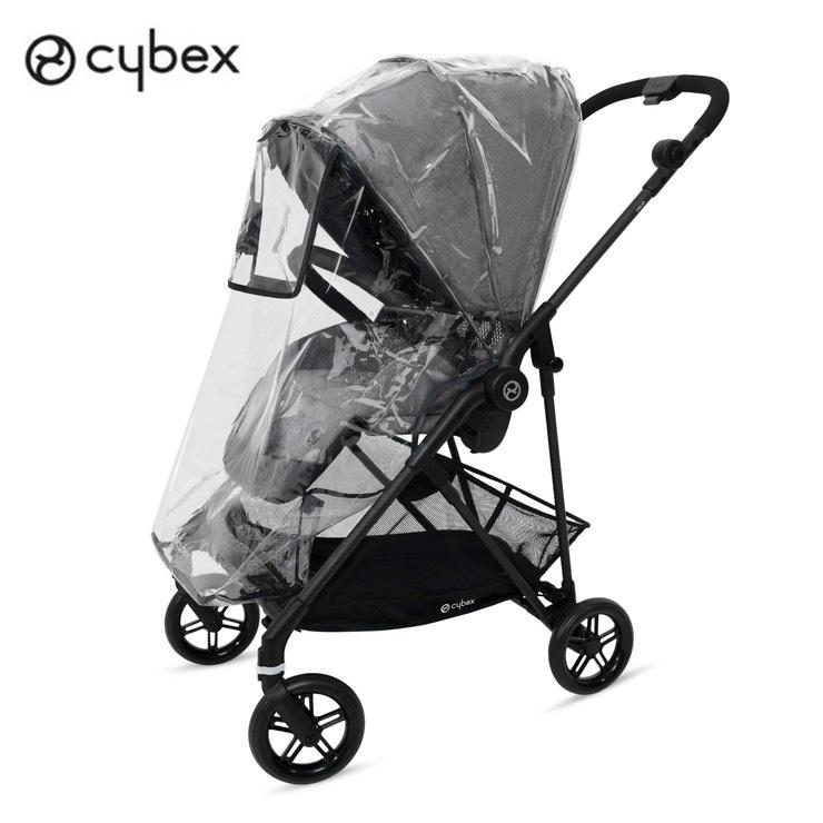 正規販売店 サイベックス cybex 多機能ベビーカー メリオシリーズ専用 レインカバー ブラック ベビーカー ストローラー MELLIO メリオ 雨除け 代引不可（Yahoo!・リコメン堂）