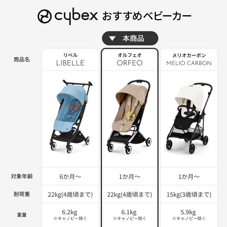 CYBEX ORFEO オルフェオ 2023 ベビーカー ab型　説明書付 正規販売店 メーカー2年保証 サイベックス cybex ベビーカー