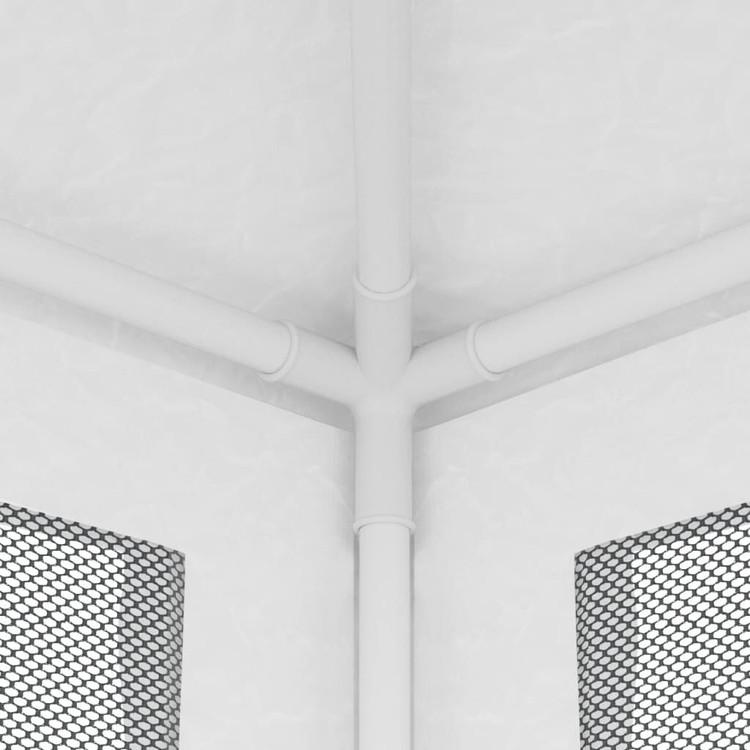 vidaXL パーティーテント メッシュサイドウォール4枚付き 2x2m 代引