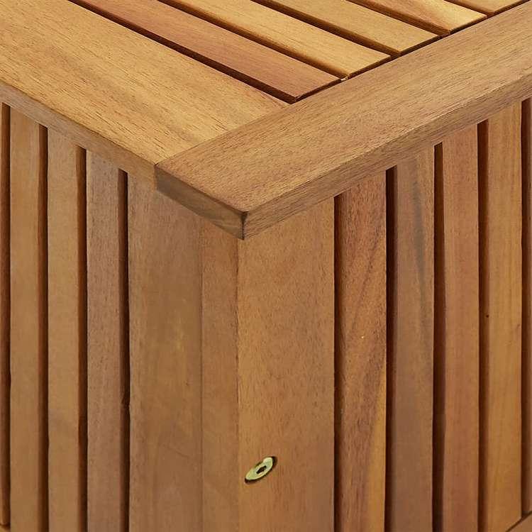 vidaXL ガーデン収納ボックス 90x50x58cm アカシア無垢材家具