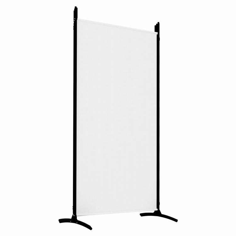 vidaXL 5パネルルームディバイダー ホワイト 433x180 cm ファブリック 家具 間仕切り 代引不可_5